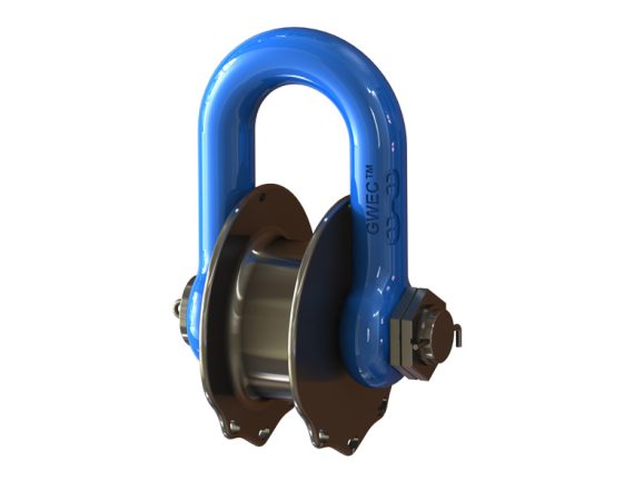 STDR-1102-LTM D End Shackle with Rope Thimble - Panel Image