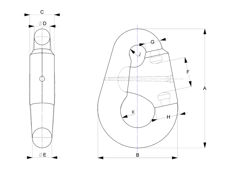 STDR-1700 - DACL - Product Drawing