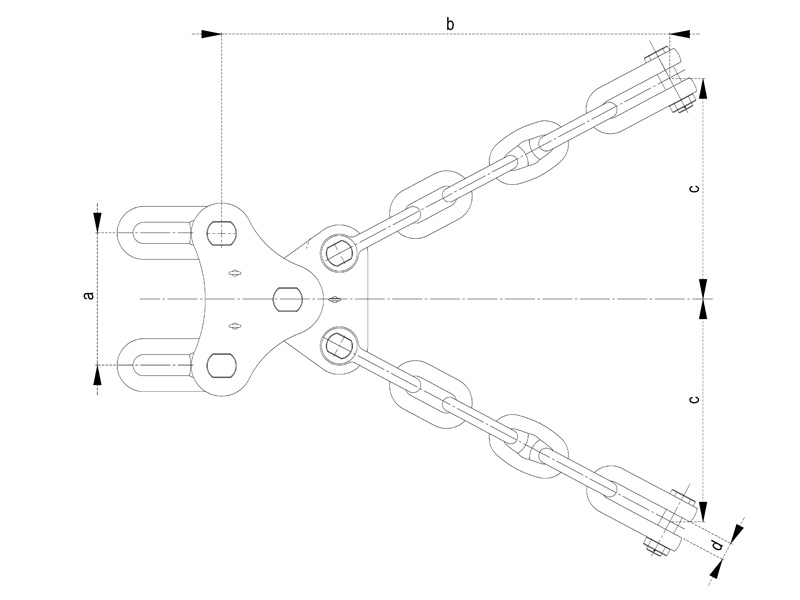 STDR-3070 Mooring Bridle - Product Drawing